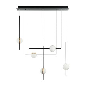 ΚΡΕΜΑΣΤΟ ΦΩΤΙΣΤΙΚΟ ΕΣΩΤΕΡΙΚΟΥ ΧΩΡΟΥ 37W ΑΛΟΥΜΙΝΙΟ - ΜΕΤΑΛΛΟ - ΑΚΡΥΛΙΚΟ - ΟΠΑΛ ΓΥΑΛΙ