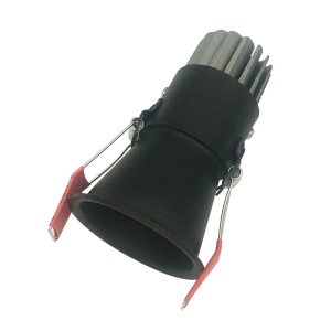 Zambelis LED ΧΩΝΕΥΤΟ ΣΠΟΤ ΦΩΤΙΣΜΟΥ 6W 3000K ΜΑΥΡΟ ΑΛΟΥΜΙΝΙΟ