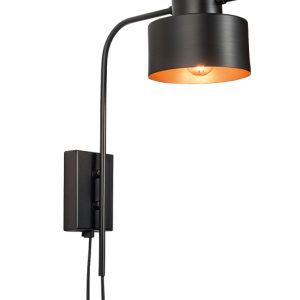 ΦΩΤΙΣΤΙΚΟ ΤΟΙΧΟΥ ΜΑΥΡΟ - ΧΑΛΚΙΝΟ