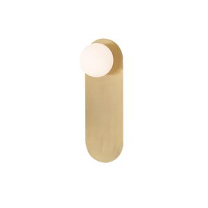 SCONCE 1XG9 GOLD MAT
