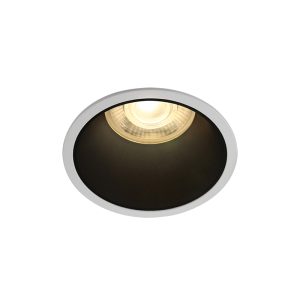 Zambelis DOWNLIGHT ΣΠΟΤ ΦΩΤΙΣΜΟΥ GU10 50W ΣΑΓΡΕ ΛΕΥΚΟ ΑΛΟΥΜΙΝΙΟ - ΜΑΥΡΟΣ ΑΝΑΚΛΑΣΤΗΡΑΣ