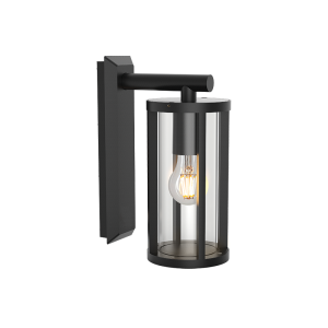 ΣΤΕΓΑΝΗ ΑΠΛΙΚΑ ΕΞΩΤΕΡΙΚΟΥ ΧΩΡΟΥ E27 MAX 15W ΜΑΥΡΟ ΑΛΟΥΜΙΝΙΟ