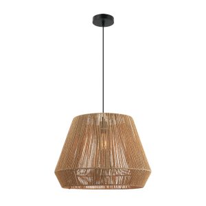 PENDANT LAMP  E27 MAX 40W PAPER ROPE BROWN