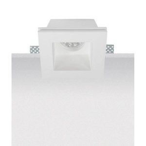 Zambelis ΓΥΨΙΝΟ ΤΕΤΡΑΓΩΝΟ ΧΩΝΕΥΤΟ ΣΠΟΤ ΧΩΡΙΣ ΠΛΑΙΣΙΟ 1XGU10 DOWNLIGHT ΣΠΟΤ ΓΙΑ ΕΣΩΤΕΡΙΚΗ ΧΡΗΣΗ