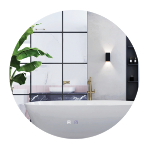 ΣΤΡΟΓΓΥΛΟΣ ΚΑΘΡΕΦΤΗΣ ΜΠΑΝΙΟΥ ΜΕ LED ΦΩΣ