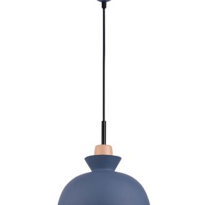 ΚΡΕΜΑΣΤΟ ΜΟΝΟΦΩΤΟ ΦΩΤΙΣΤΙΚΟ 1XE27 ΜΠΛΕ ΑΜΟΥΜΙΝΙΟ