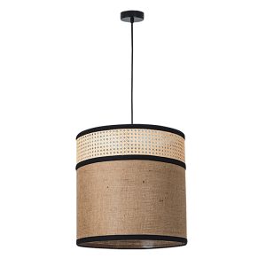 PENDANT BURLAP 1XE27 MAX 25W NATURAL