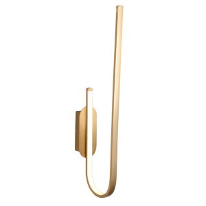 ΦΩΤΙΣΤΙΚΟ ΤΟΙΧΟΥ LED 21W 3000K ΜΑΤ ΧΡΥΣΟ ΜΕΤΑΛΛΟ- ΑΛΟΥΜΙΝΙΟ - ΑΚΡΥΛΙΚΟ