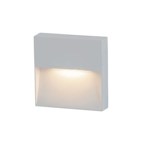 OUTDOOR SCONCE 7W SMD LED  3000K ALUMINIUM WHITE
