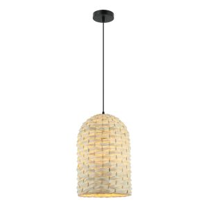 BAMBOO PENDANT LIGHT E27 NATURAL