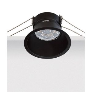Zambelis ΧΩΝΕΥΤΟ DOWNLIGHT ΣΠΟΤ ΦΩΤΙΣΜΟΥ ΜΑΥΡΟ ΑΛΟΥΜΙΝΙΟ