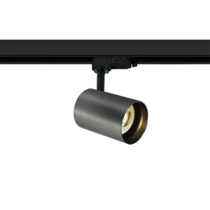 Zambelis ΜΕΤΑΛΛΙΚΟ ΓΚΡΙ ΣΠΟΤ ΦΩΤΙΣΜΟΥ GU10 10W DARK LIGHT ΓΙΑ ΤΡΙΦΑΣΙΚΕΣ ΡΑΓΕΣ