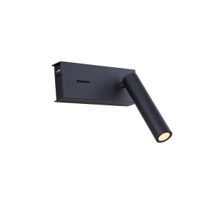 SCONCE LED 3W BLACK WITH USB