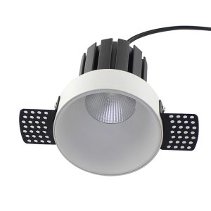 Zambelis LED ΧΩΝΕΥΤΟ DOWNLIGHT ΣΠΟΤ ΦΩΤΙΣΜΟΥ 6W 3000K ΣΑΓΡΕ ΛΕΥΚΟ ΑΛΟΥΜΙΝΙΟ ΧΩΡΙΣ ΠΛΑΙΣΟ