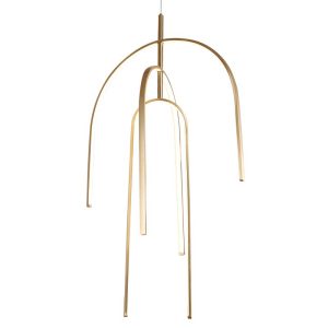 ΚΡΕΜΑΣΤΟ ΦΩΤΙΣΤΙΚΟ ΕΣΩΤΕΡΙΚΟΥ ΧΩΡΟΥ LED 80W 3000K ΧΡΥΣΟ