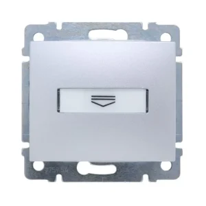 Καρτοδιακόπτης Ξενοδοχείου Χωνευτός Αλουμίνιο