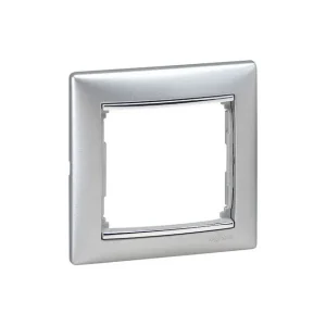 Πλαίσιο 1 Θέσης Aluminium / Silver