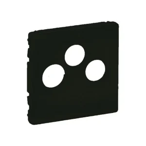 Πλακίδιο TV/RD/SAT Μαύρο