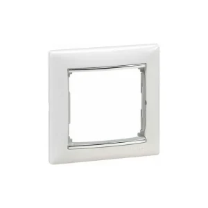 Πλαίσιο 1 Θέσης Λευκό Ασημί