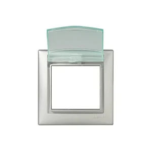 Πλαίσιο 1 Θέσης Στεγανό με Καπάκι Αλουμίνιο IP44