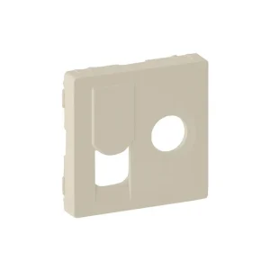 Πλακίδιο Πρίζας TV+RJ45 Ιβουάρ