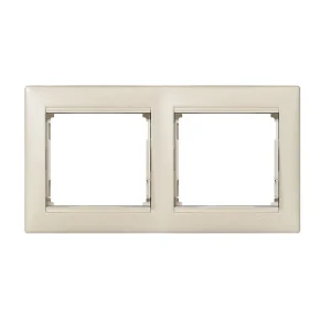 Πλαίσιο 2 Θέσεων Οριζόντιο Light Perle