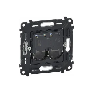 Μηχανισμός Πρίζας RJ45 STP CAT6 Διπλή Χωνευτός