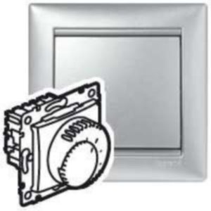 Θερμοστάτης με Διακόπτη Αλουμίνιο