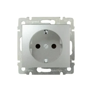 Πρίζα Σούκο Χωνευτός Αλουμίνιο