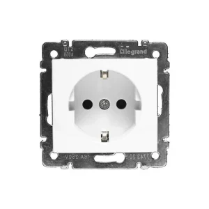 Πρίζα Σούκο Χωνευτή Λευκό