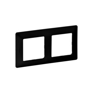 Πλαίσιο 2 Θέσεων Μαύρο Ματ