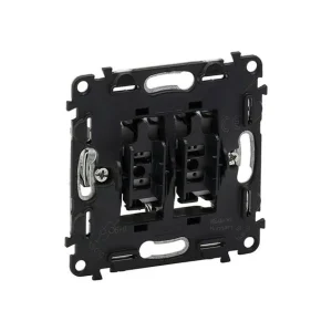 Μηχανισμός Διακόπτη Αλέ-Ρετούρ Διπλός Χωνευτός