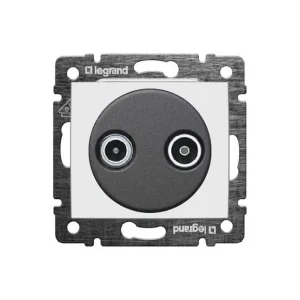 Πρίζα TV-RD Τερματική Λευκό