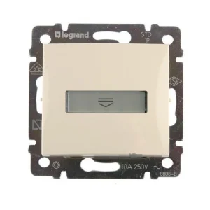 Καρτοδιακόπτης Ξενοδοχείου Χωνευτός Κρεμ