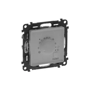 Ηλεκτρονικός Θερμοστάτης Χωνευτός Αλουμίνιο