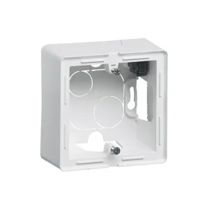 Κουτί 1 Θέσης Επίτοιχο Λευκό