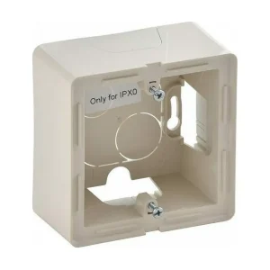 Κουτί 1 Θέσης Επίτοιχο Ιβουάρ