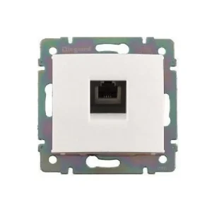 Πρίζα Πληροφορικής RJ45 UTP CAT6 Λευκό