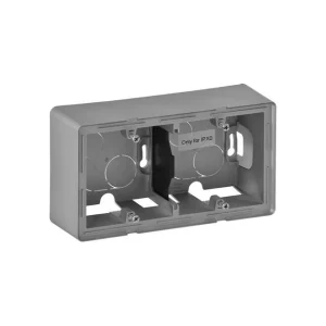 Κουτί 2 Θέσεων Επίτοιχο Αλουμίνιο