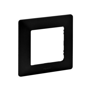 Πλαίσιο 1 Θέση Επίτοιχο Μαύρο Ματ