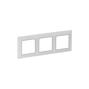 Πλαίσιο 3 Θέσεων Λευκό/Χρώμιο