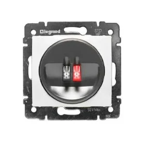 Πρίζα Ηχείων Χωνευτή Λευκό