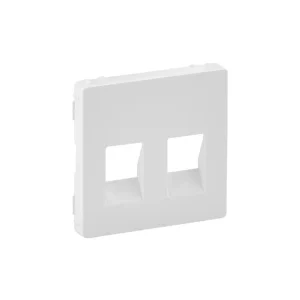 Πλακίδιο Διπλής Πρίζας Ηχείων Λευκό