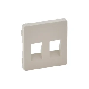 Πλακίδιο Διπλής Πρίζας Ηχείων Ιβουάρ