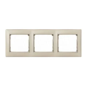 Valena Πλαίσιο 3 Θέσεων Οριζόντιο Light Perle