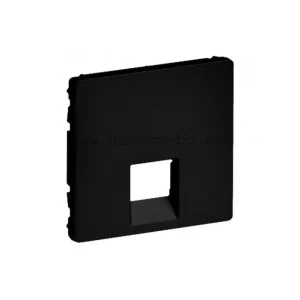 Πλακίδιο RJ11/RJ45 Μαύρο Ματ