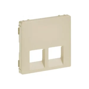 Πλακίδιο RJ11/RJ45 Ιβουάρ