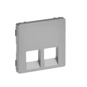 Πλακίδιο RJ11/RJ45 Αλουμίνιο