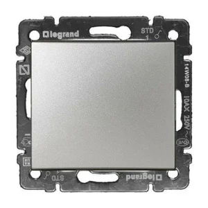 Μπουτόν Απλό Χωνευτός Αλουμίνιο