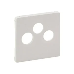 Πλακίδιο Πρίζας TV-R-SAT Λευκό